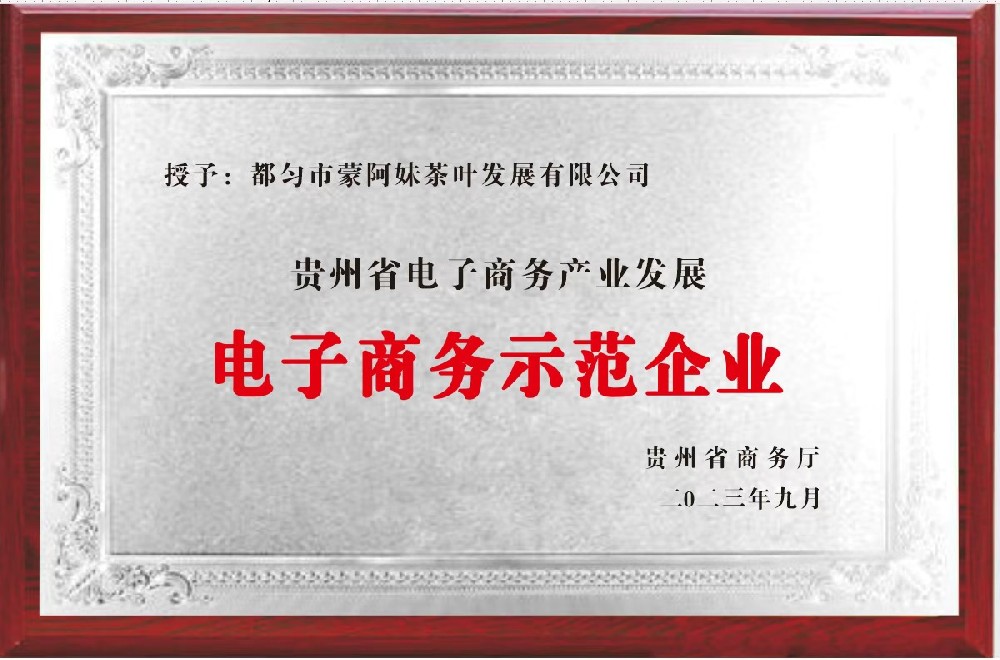 上榜了！蒙阿妹被認(rèn)定為省級(jí)電商示范企業(yè)